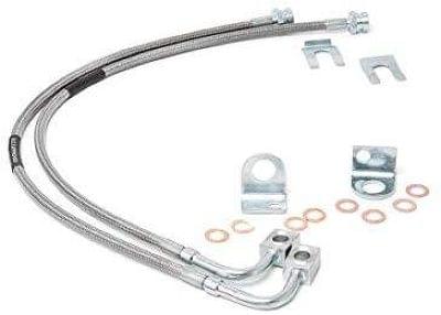 Rough Country – Front Extended Stainless Steel Brake Lines for 4-6-inch Lifts – 89707