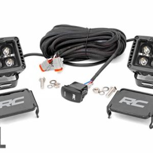 Rough Country 2in Square Cree LED Off Road Lights