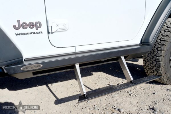 Rock Slide Engineering Step Slider Set For Jeep Wrangler JL 2 door