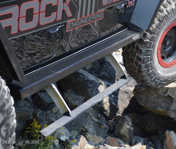 Rock Slide Engineering Step Slider Set For Jeep Wrangler JL 4 door