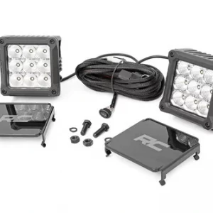rough country off road square led light with cree led kit