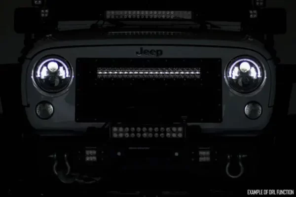 rough country 12" dual row led lightbar for jeep