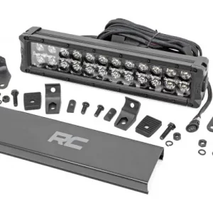 rough country 12" dual row led lightbar kit for off-road