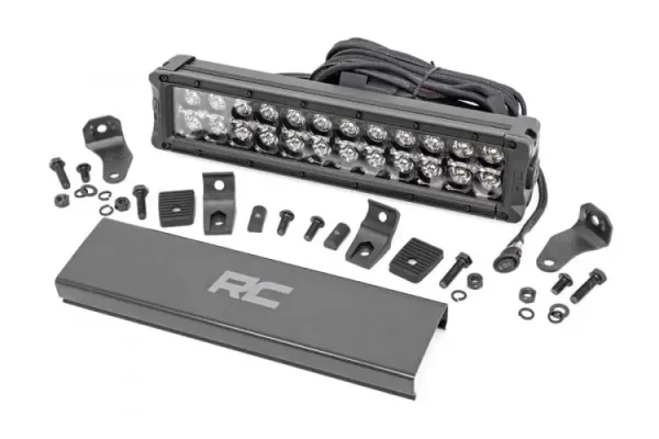 rough country 12" dual row led lightbar kit for off-road